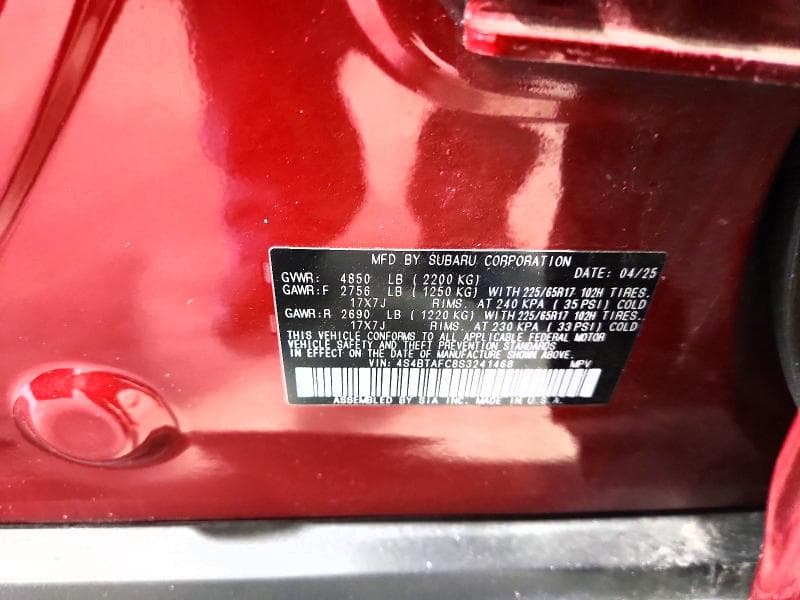 2025 SUBARU OUTBACK PREMIUM 13