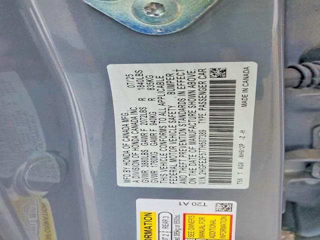 2026 HONDA CIVIC SPORT 12