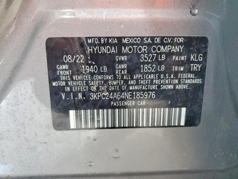 2022 HYUNDAI ACCENT SEL 13