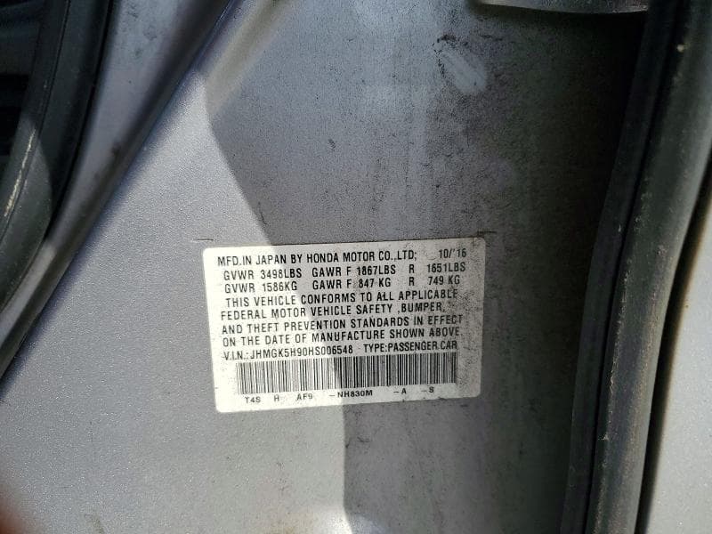 2017 HONDA FIT EX 12