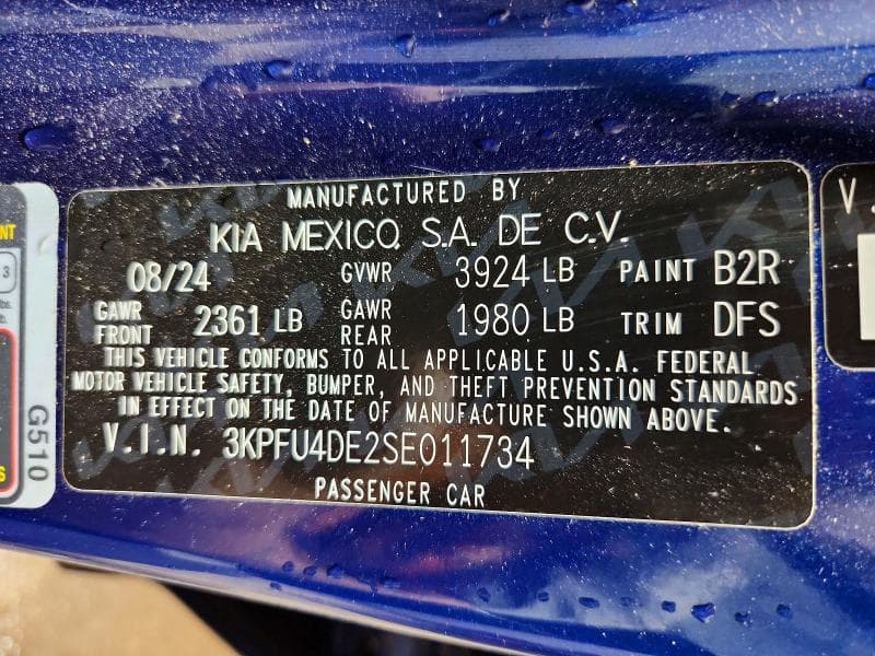 2025 KIA K4 EX 12