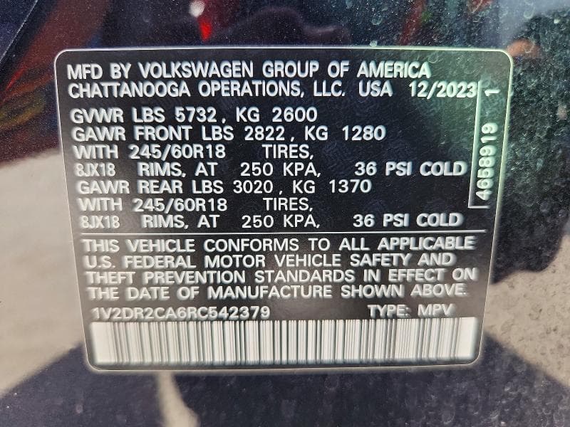 2024 VOLKSWAGEN ATLAS SE 13