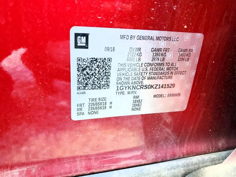 2019 CADILLAC XT5 LUXURY 13