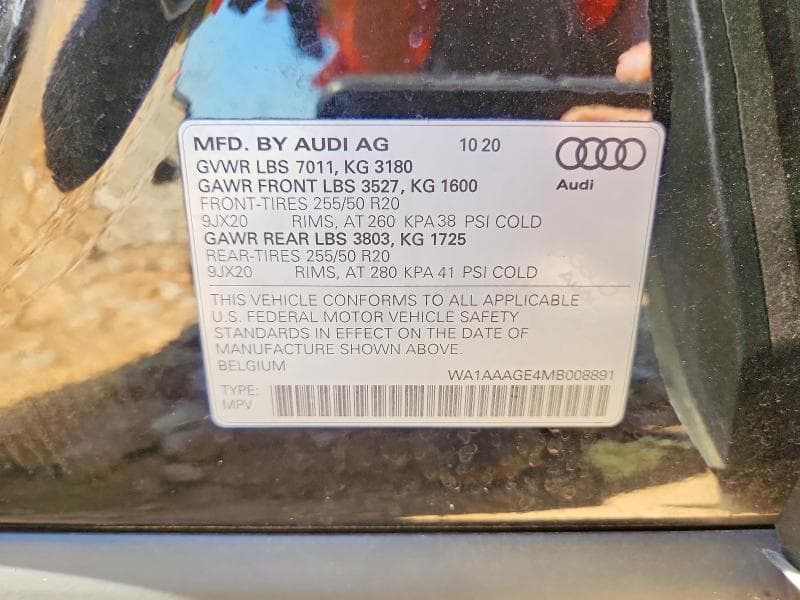 2021 AUDI E-TRON PREMIUM 13