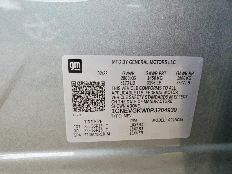 2023 CHEVROLET TRAVERSE LT 13