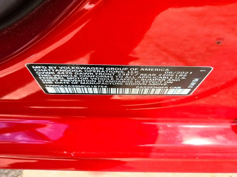 2021 VOLKSWAGEN PASSAT SE 12