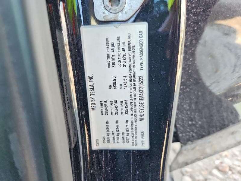 2019 TESLA MODEL 3 13