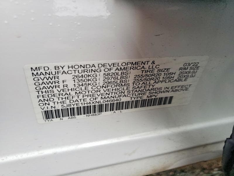 2022 ACURA MDX TECHNOLOGY 13