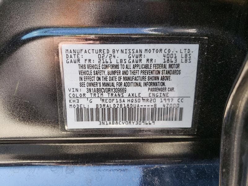 2024 NISSAN SENTRA SV 12