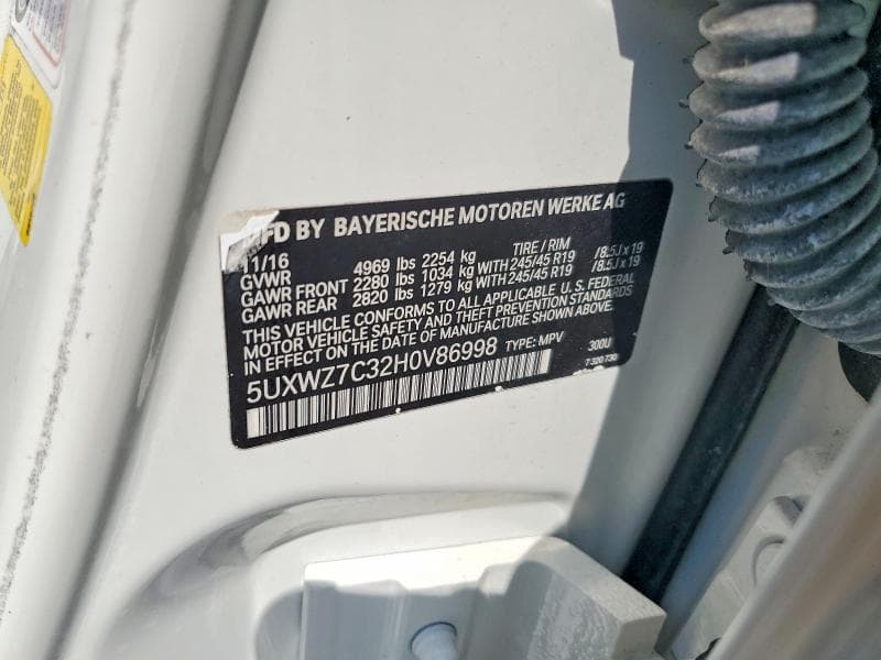 2017 BMW X3 SDRIVE28I 12