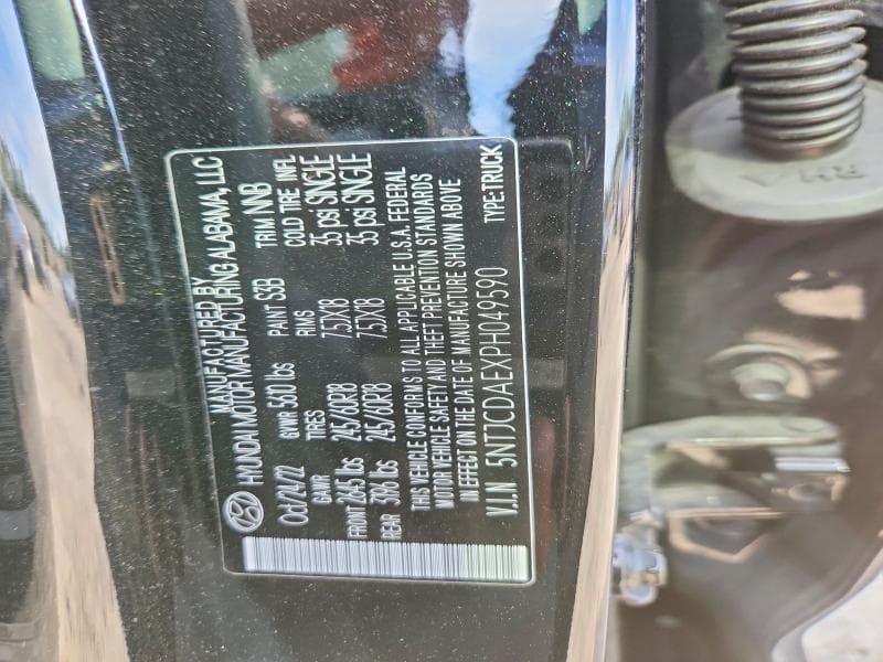 2023 HYUNDAI SANTA CRUZ SEL 13
