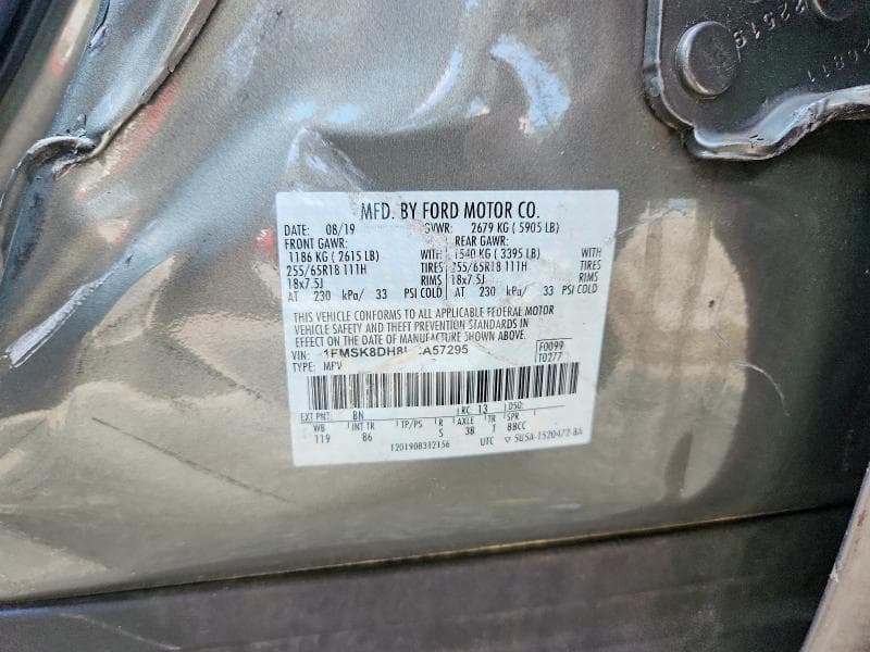 2020 FORD EXPLORER XLT 14
