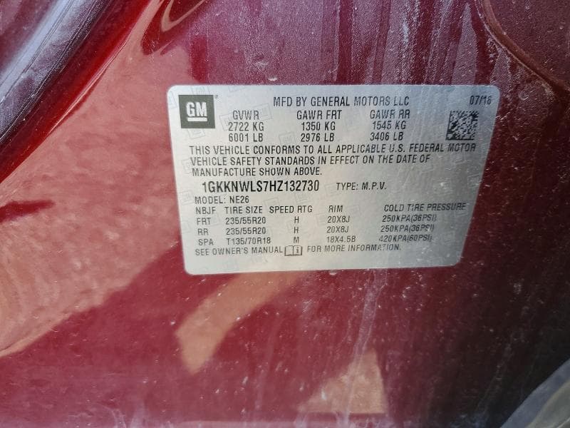 2017 GMC ACADIA SLT-2 13