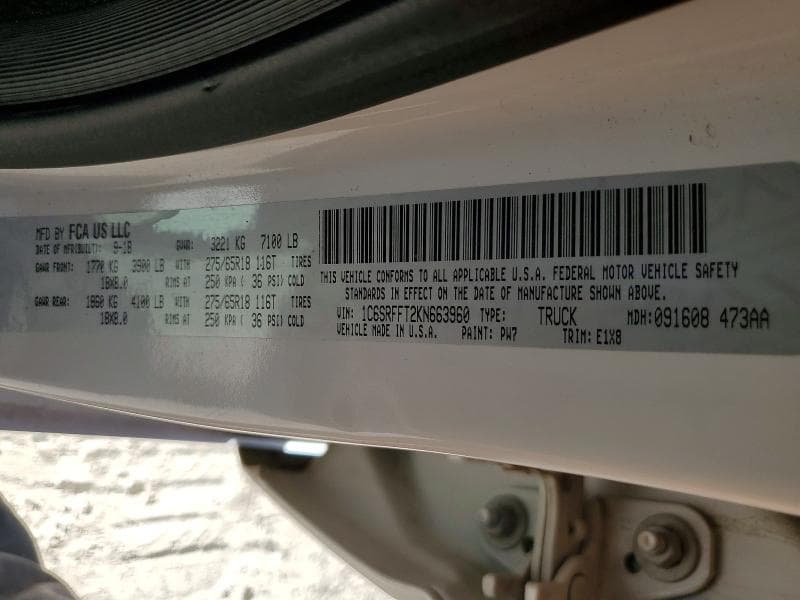 2019 RAM 1500 BIG HORN/LONE STAR 13