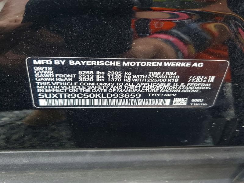 2019 BMW X3 XDRIVE30I 13