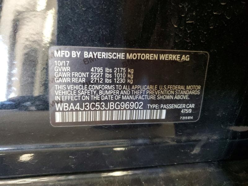 2018 BMW 430XI GRAN COUPE 12