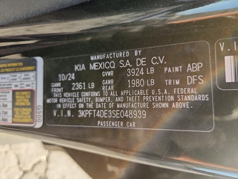 2025 KIA K4 LXS 12