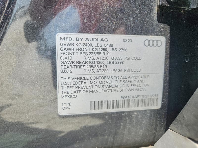 2023 AUDI Q5 PREMIUM PLUS 45 12