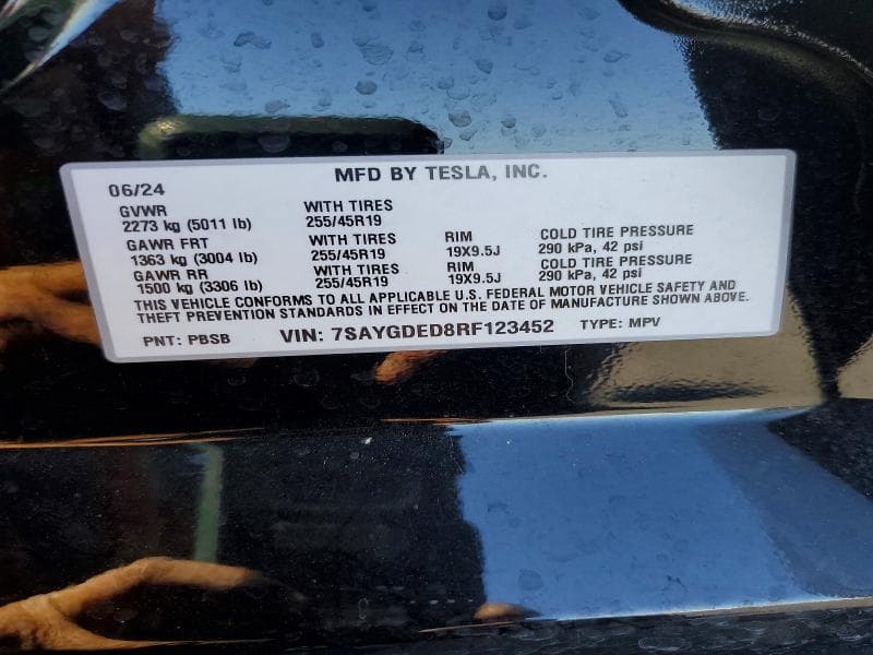 2024 TESLA MODEL Y 13