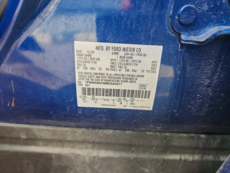 2021 FORD EXPLORER XLT 13