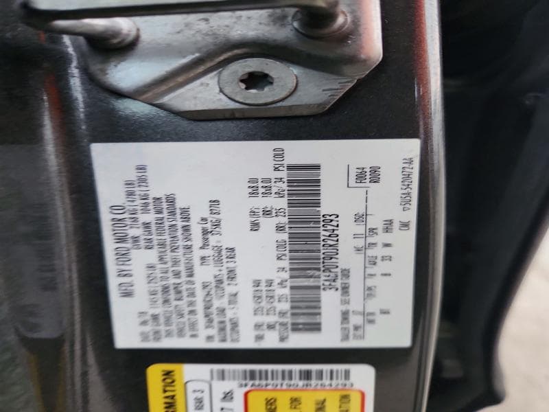 2018 FORD FUSION 12