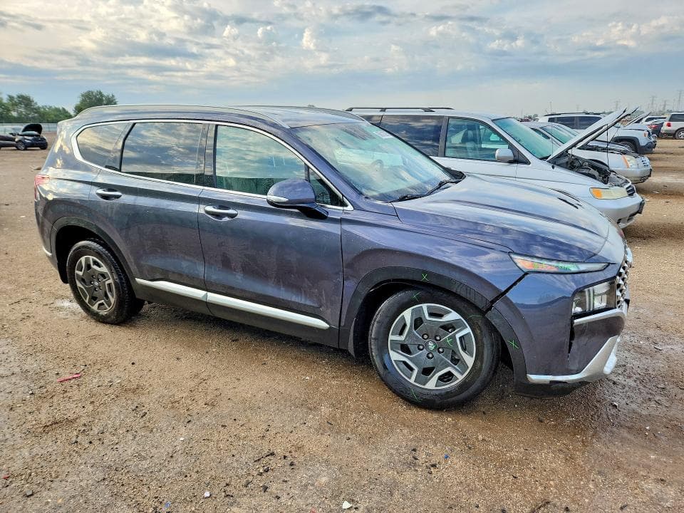 2022 HYUNDAI SANTA FE BLUE 4