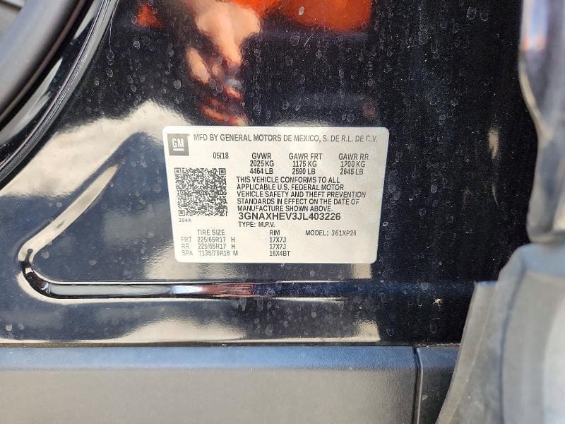 2018 CHEVROLET EQUINOX LS 13