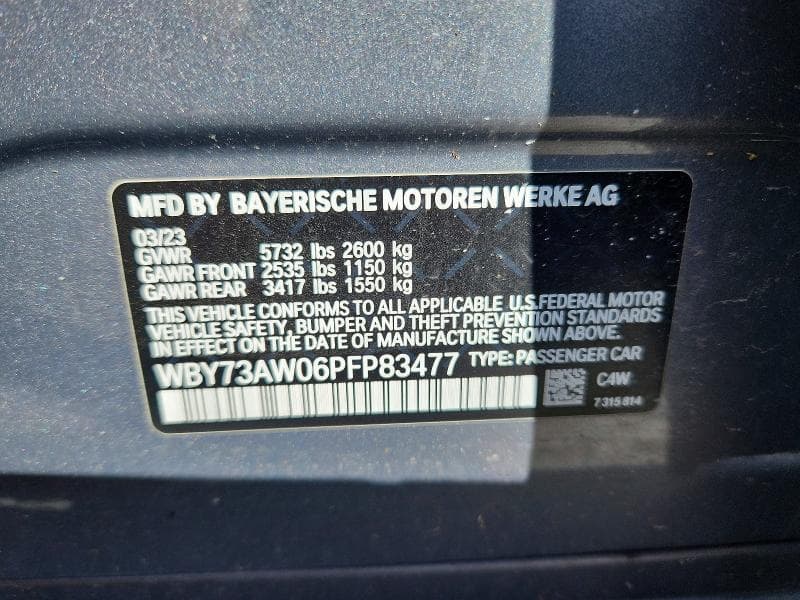 2023 BMW I4 EDRIVE 40 12