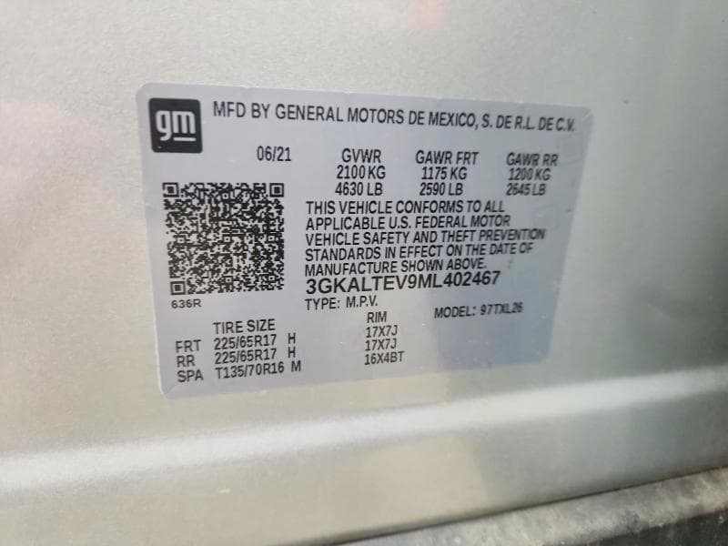 2021 GMC TERRAIN SLE 12