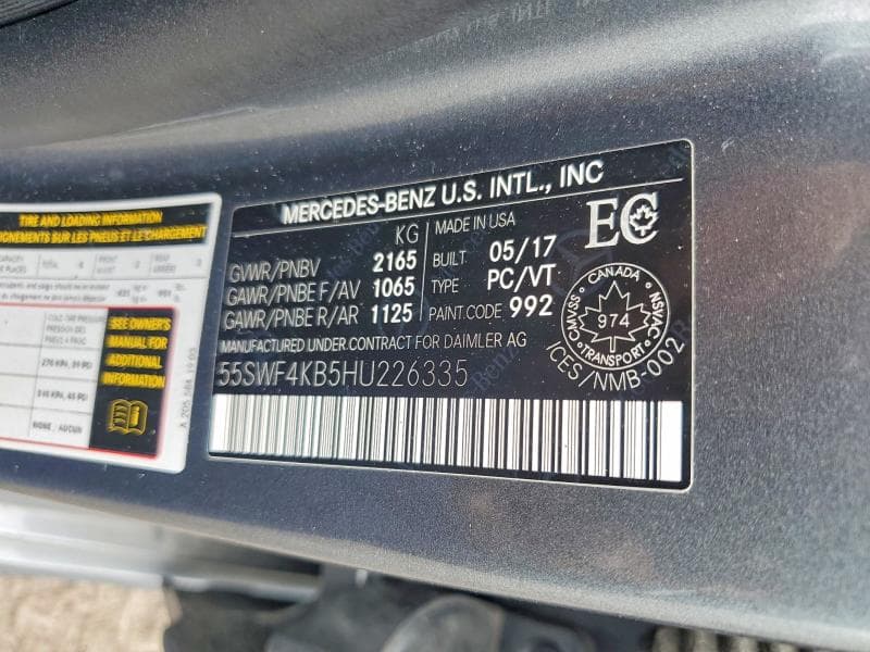 2017 MERCEDES-BENZ C 300 4MATIC 12