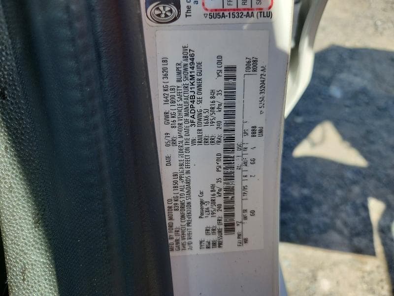 2019 FORD FIESTA SE 12