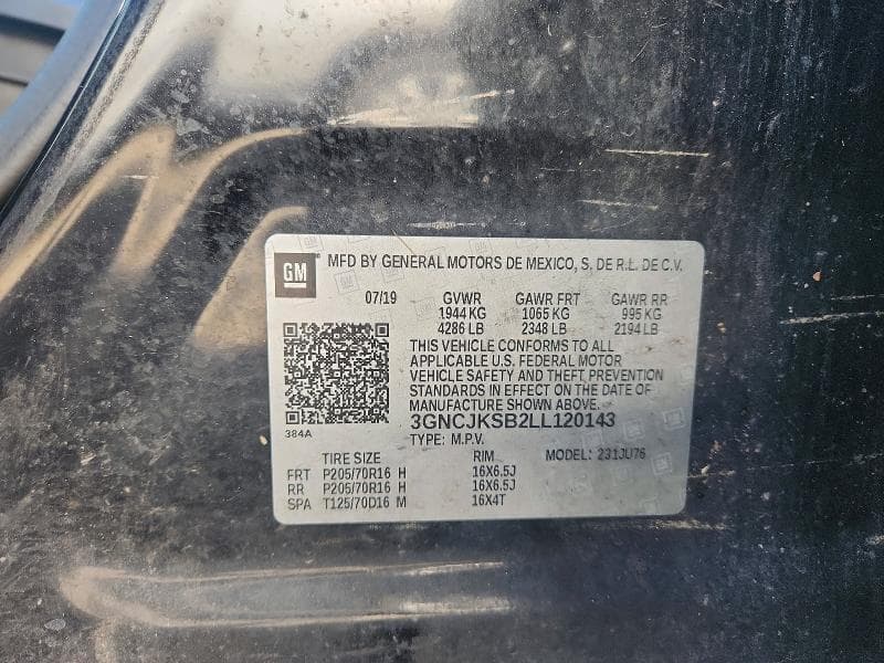 2020 CHEVROLET TRAX LS 13
