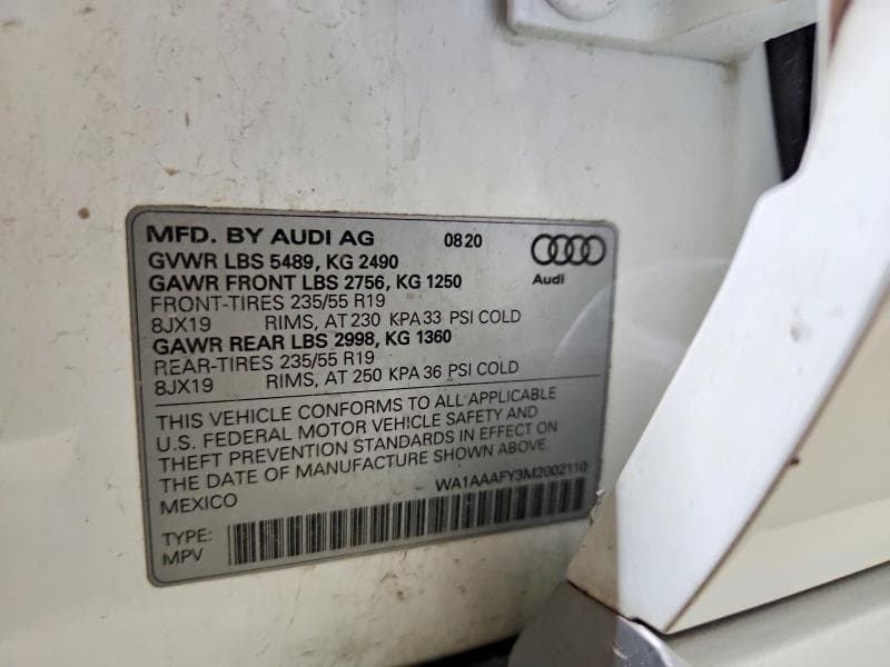 2021 AUDI Q5 PREMIUM 14