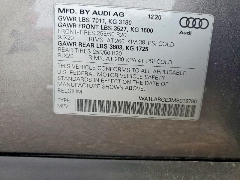 2021 AUDI E-TRON PREMIUM PLUS 14