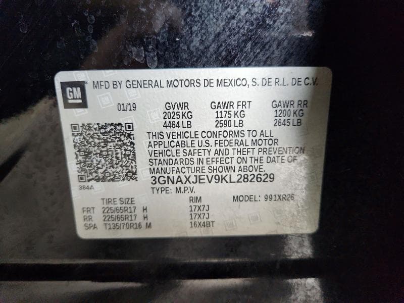 2019 CHEVROLET EQUINOX LT 13