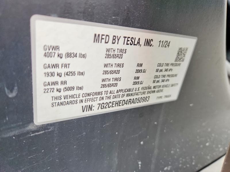 2024 TESLA CYBERTRUCK 12