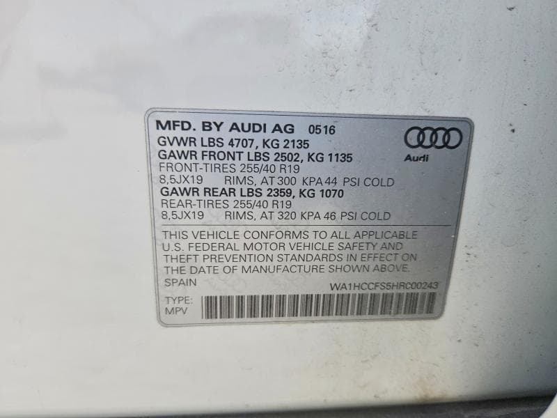 2017 AUDI Q3 PREMIUM PLUS 12