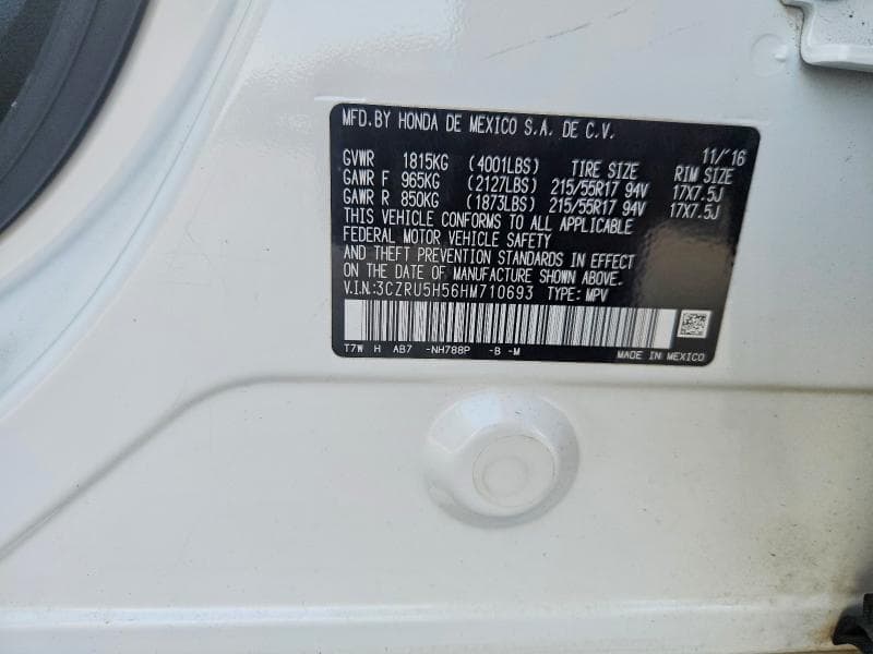 2017 HONDA HR-V EX 13