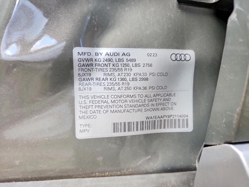 2023 AUDI Q5 PREMIUM PLUS 45 13