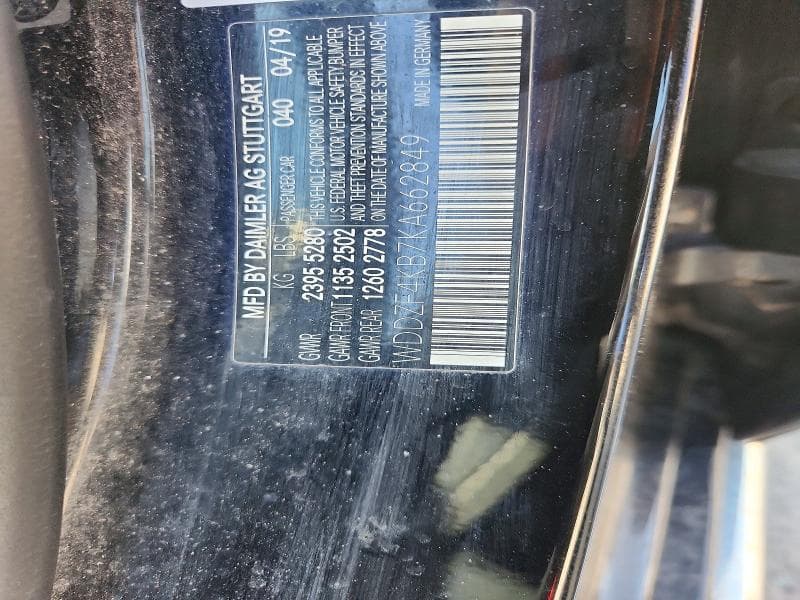 2019 MERCEDES-BENZ E 300 4MATIC 12