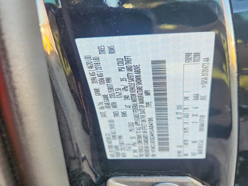 2017 FORD ESCAPE SE 13