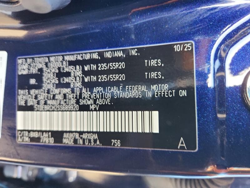 2025 TOYOTA HIGHLANDER HYBRID PLATINUM 13