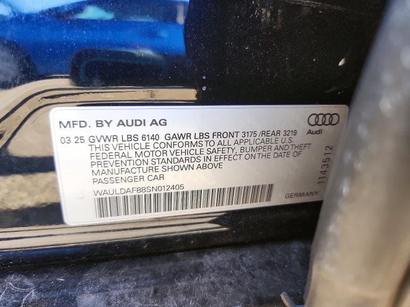 2025 AUDI A8 L 12