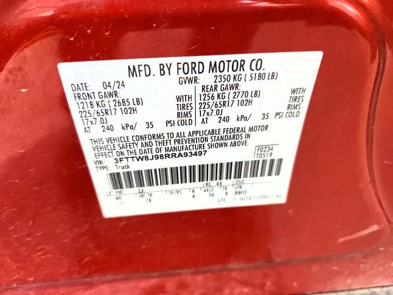 2024 FORD MAVERICK XLT 12