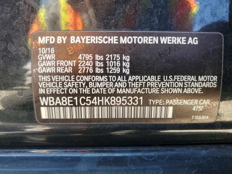 2017 BMW 330E 12