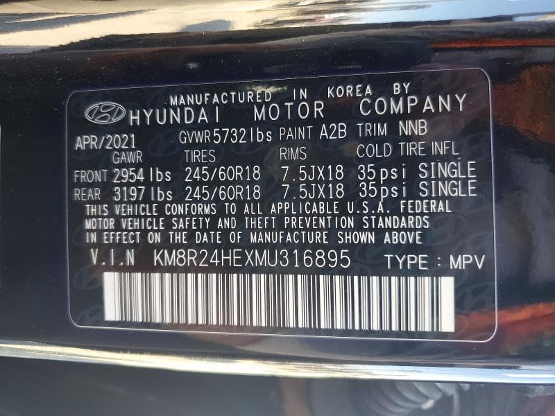 2021 HYUNDAI PALISADE SEL 13