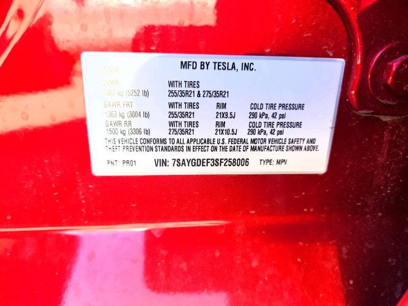 2025 TESLA MODEL Y 14