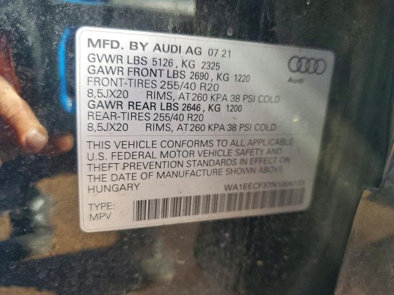 2022 AUDI Q3 PREMIUM PLUS S LINE 45 13