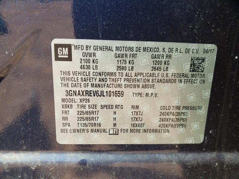 2018 CHEVROLET EQUINOX LS 13