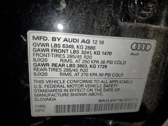 2020 AUDI Q7 PREMIUM PLUS 13